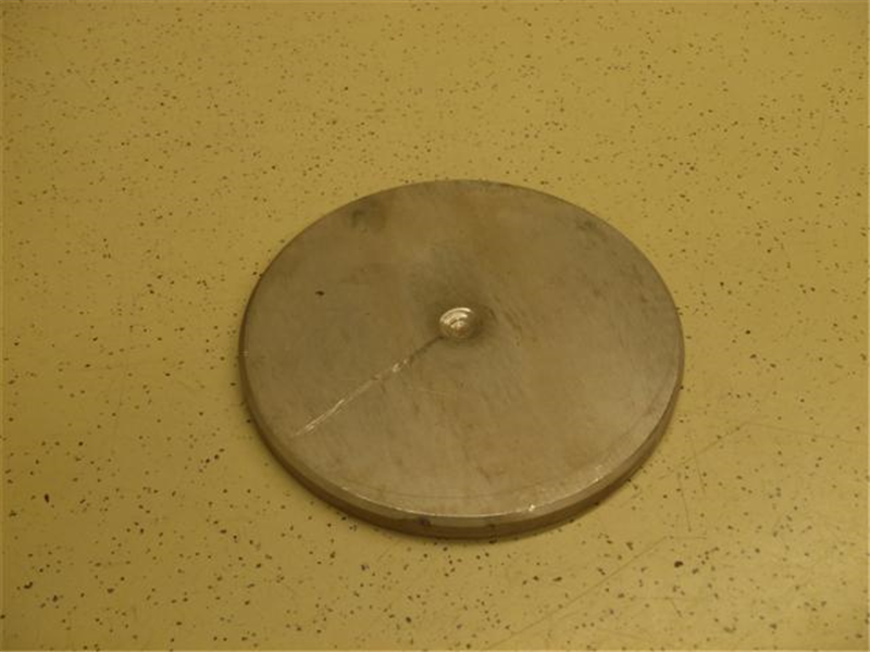 PLATINE INOX 304 Ø200mm, ép 12 mm